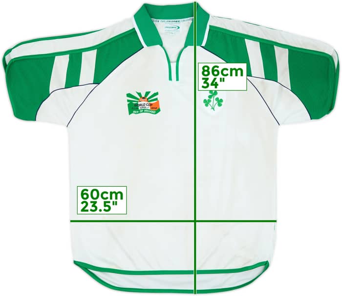 2002 Ireland '2002 World Cup' Lansdowne Fan Shirt - 6/10 - (XXL)
