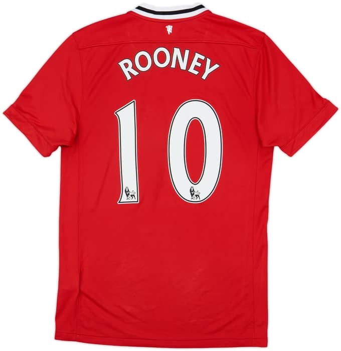 2011-12 Manchester United Home Shirt Rooney #10 - 8/10 - (M)