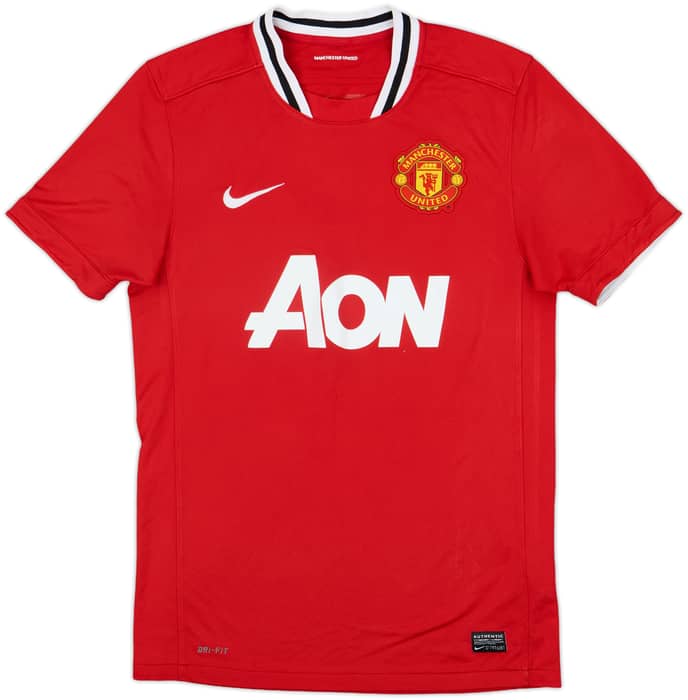 2011-12 Manchester United Home Shirt Rooney #10 - 8/10 - (M)