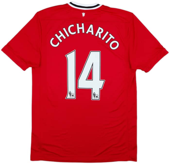 2011-12 Manchester United Home Shirt Chicharito #14 - 7/10 - (M)
