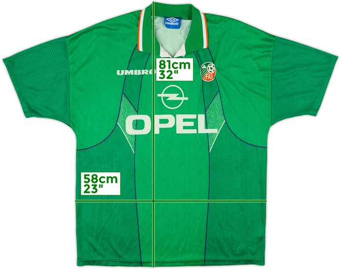 1994-95 Ireland Home Shirt - 8/10 - (XL)