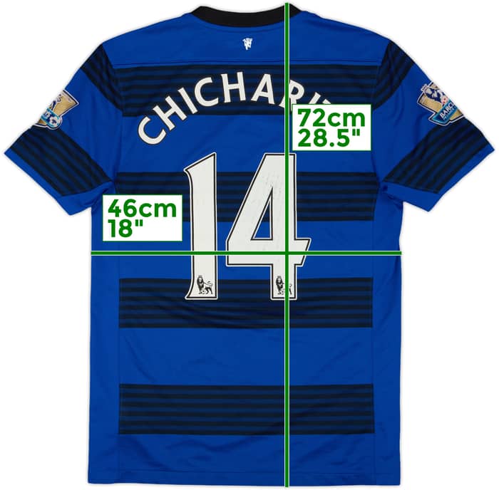 2011-13 Manchester United Away Shirt Chicharito #14 - 5/10 - (S)