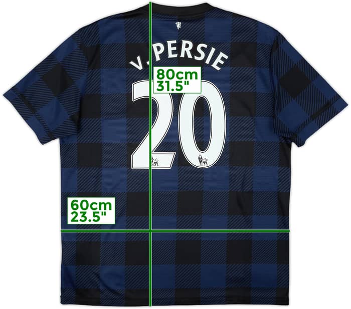 2013-14 Manchester United Away Shirt V.Persie #20 - 5/10 - (XL)