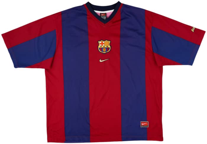 1998-00 Barcelona Basic Home Shirt Rivaldo #11 - 9/10 - (XL)
