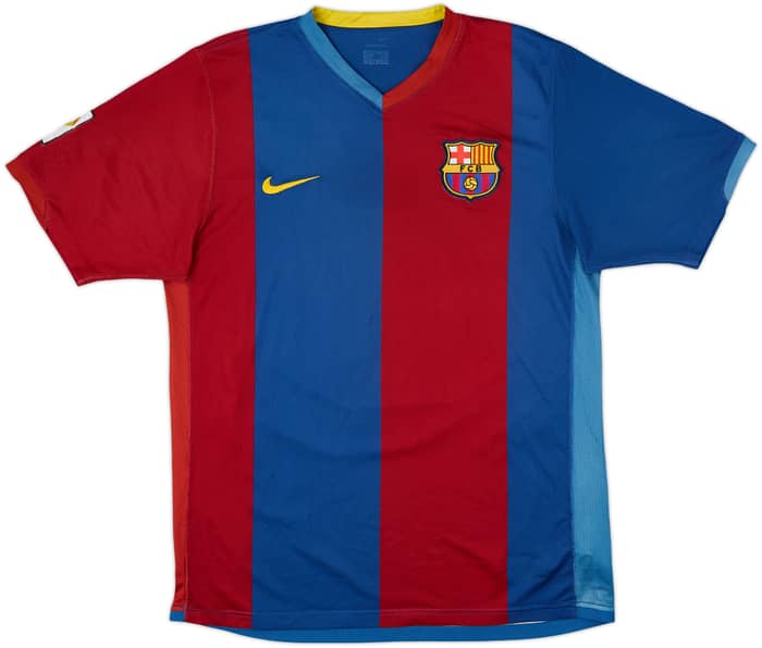 2006-07 Barcelona Home Shirt Ronaldinho #10 - 6/10 - (M)