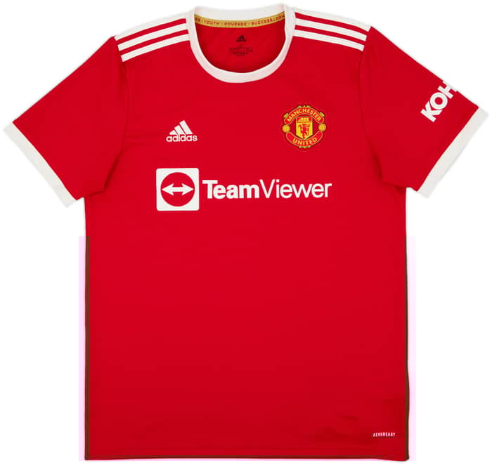 2021-22 Manchester United Home Shirt Ronaldo #7 - 8/10 - (L)