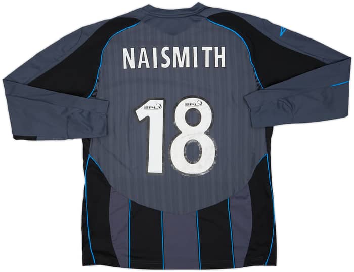 2007-08 Rangers Third L/S Shirt Naismith #18 - 6/10 - (L)