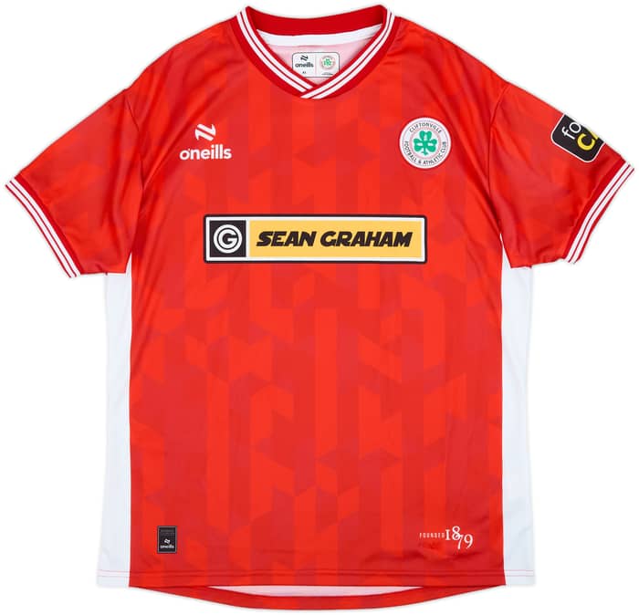 2024-25 Cliftonville Home Shirt - 10/10 - (XL)