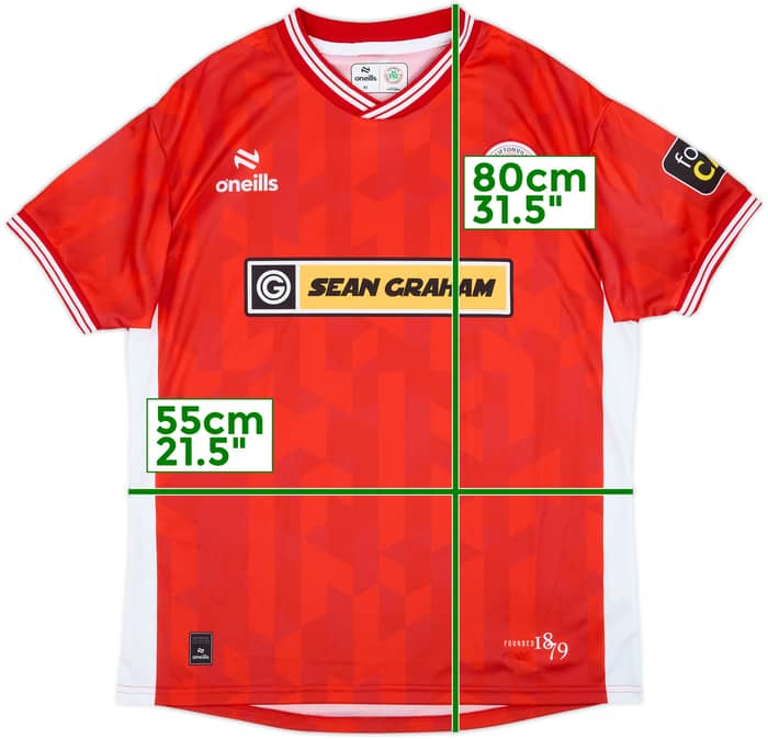 2024-25 Cliftonville Home Shirt - 10/10 - (XL)