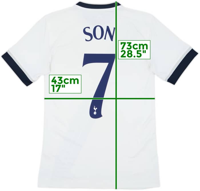 2015-16 Tottenham Home Shirt Son #7 - 7/10 - (M)