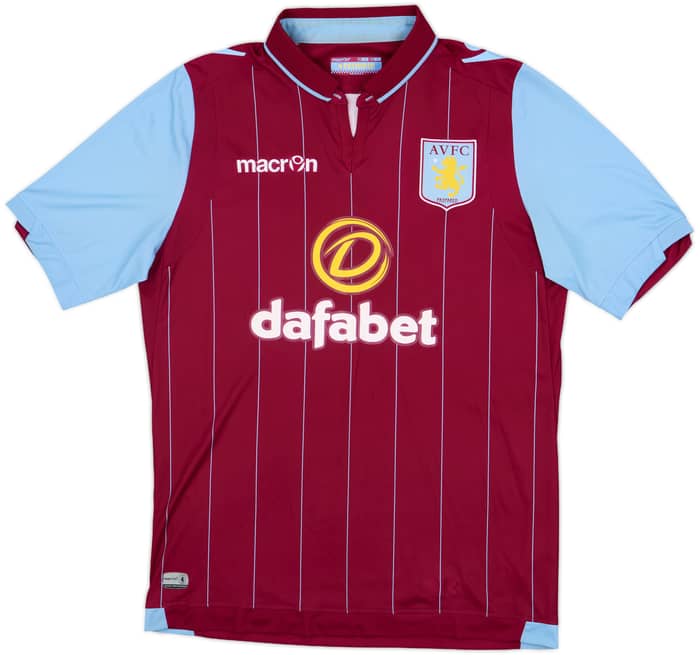 2014-15 Aston Villa Home Shirt Grealish #40 - 6/10 - (S)