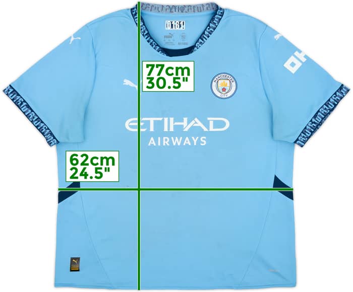 2024-25 Manchester City Home Shirt - 5/10 - (XXL)