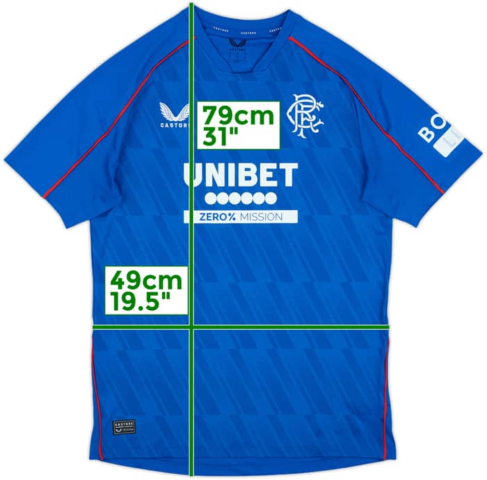 2024-25 Rangers Home Shirt - 10/10 - (M)