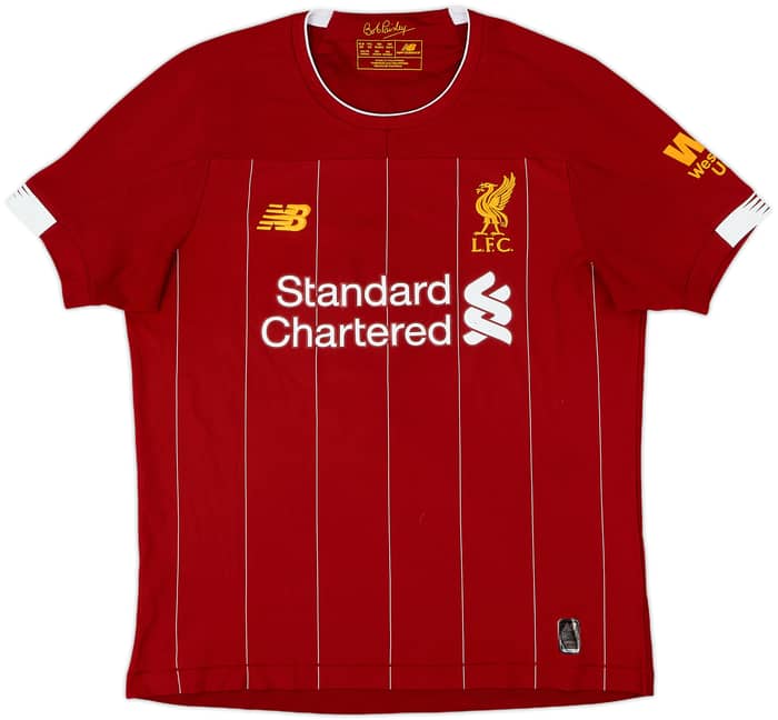 2019-20 Liverpool Home Shirt Virgil #4 - 7/10 - (XL.Boys)