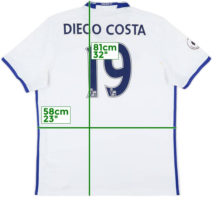 2016-17 Chelsea Third Shirt Diego Costa #19 - 5/10 - (XL)