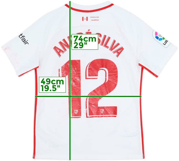 2018-19 Sevilla Home Shirt Andre Silva #12 - 4/10 - (M)