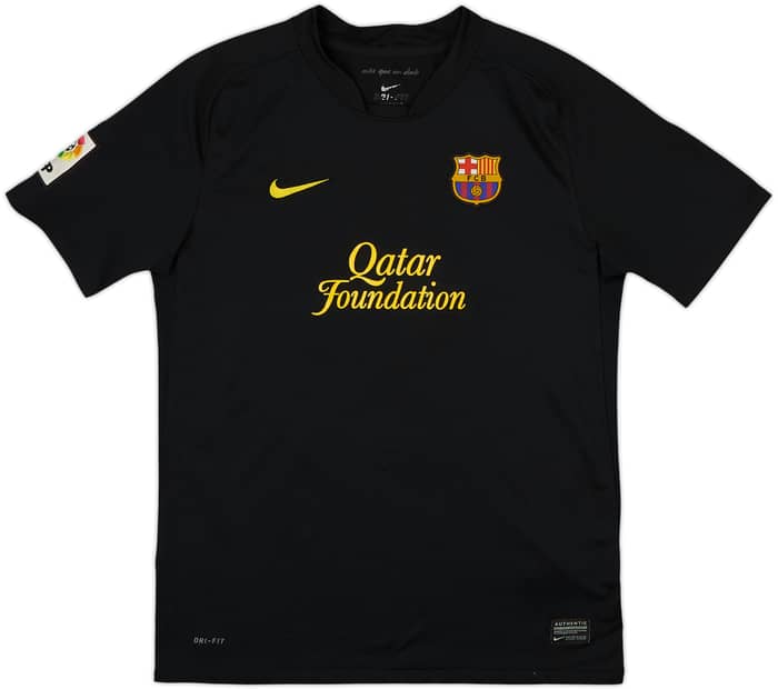 2011-12 Barcelona Camiseta Visitante - 5/10 - (XL.Boys)