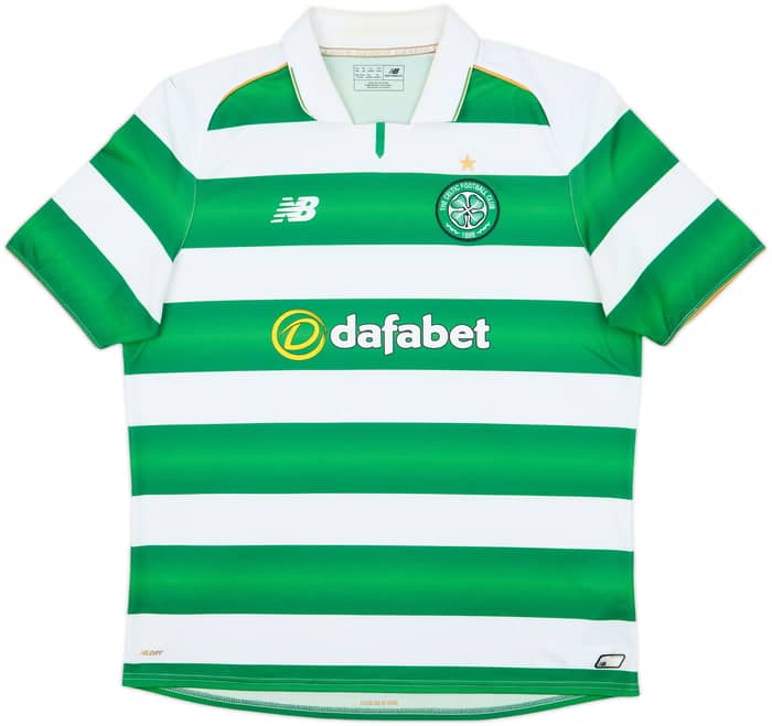 2016-17 Celtic Home Shirt - 7/10 - (XL)