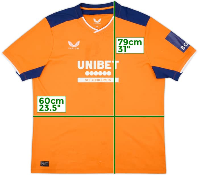 2022-23 Rangers Third Shirt - 5/10 - (XXL)