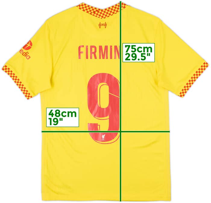 2021-22 Liverpool Third Shirt Firmino #9 - 8/10 - (S)