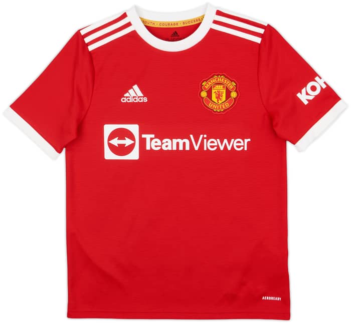 2021-22 Manchester United Home Shirt Sancho #25 - 10/10 - (L.Boys)
