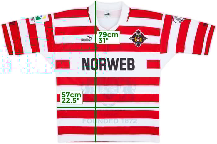 1995-96 Wigan Warriors Home Shirt - 7/10 - (L)