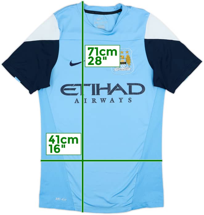 2013-14 Manchester City Nike Training Shirt - 6/10 - (S)
