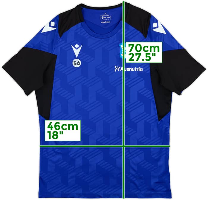 2023-24 Heerenveen Player Issue Macron Training Shirt #56 - 7/10 - (M)