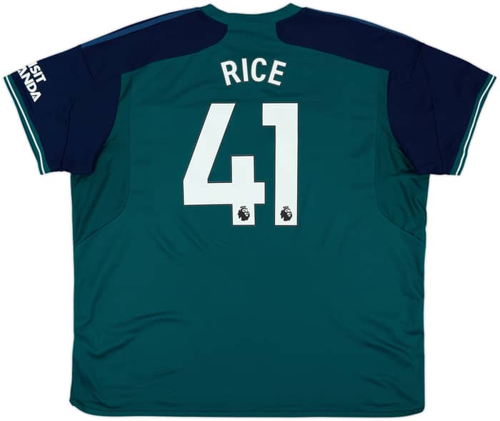 2023-24 Arsenal Third Shirt Rice #41 - 8/10 - (3XL)