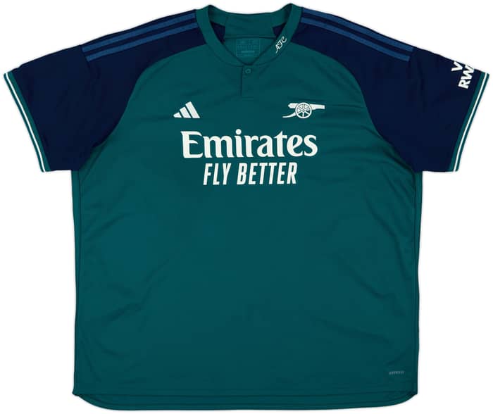 2023-24 Arsenal Third Shirt Rice #41 - 8/10 - (3XL)