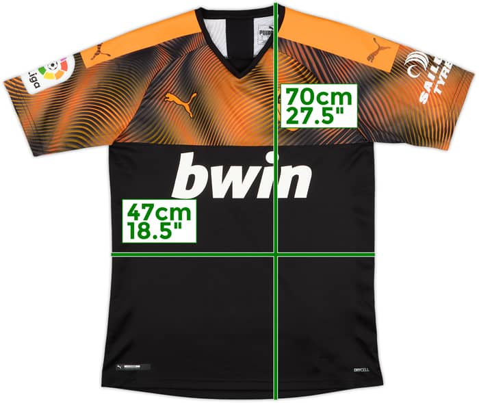 2019-20 Valencia Away Shirt - 10/10 - (S)