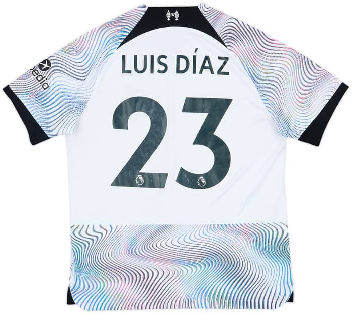 2022-23 Liverpool Away Shirt Luis Diaz #23 - 6/10 - (L)