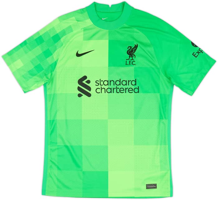 2021-22 Liverpool GK Shirt A.Becker #1 - 9/10 - (M)