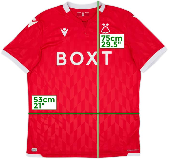 2021-22 Nottingham Forest Home Shirt - 8/10 - (XL)
