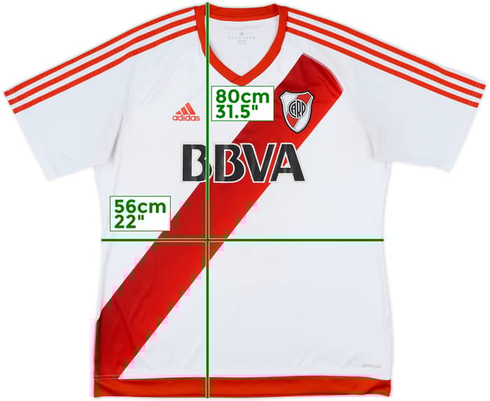 2016-17 River Plate Home Shirt - 6/10 - (XL)