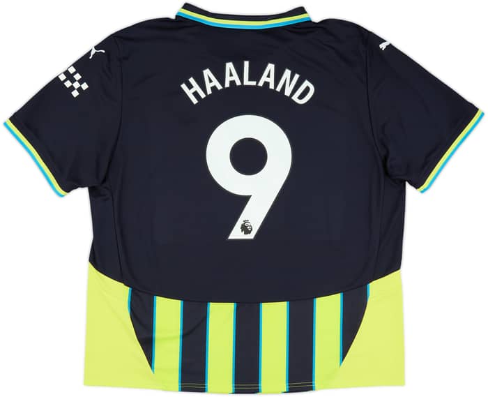2024-25 Manchester City Away Shirt Haaland #9 - 10/10 - (XXL)