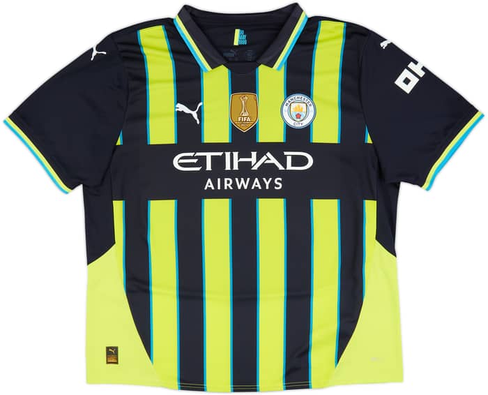 2024-25 Manchester City Away Shirt Haaland #9 - 10/10 - (XXL)