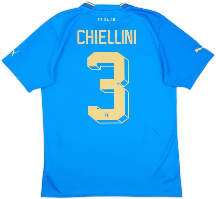 2022-23 Italy Home Shirt Chiellini #3 - 10/10 - (M)