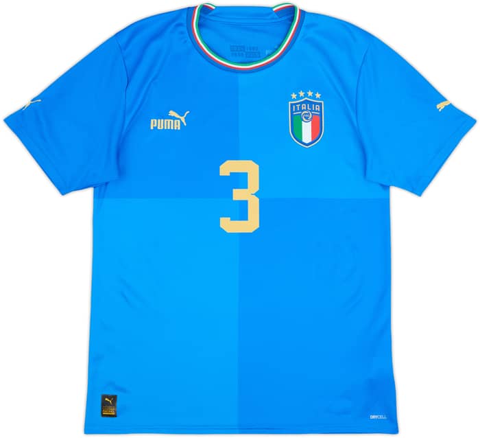 2022-23 Italy Home Shirt Chiellini #3 - 10/10 - (M)