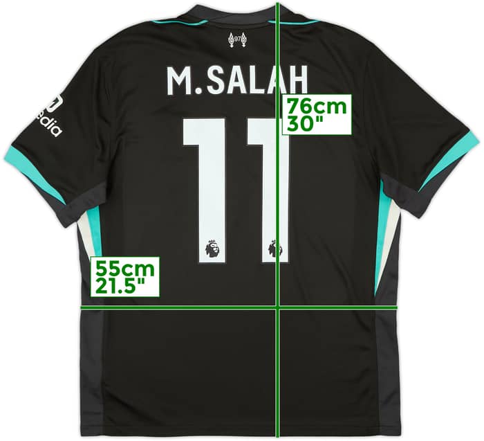 2024-25 Liverpool Away Shirt M.Salah #11 - 9/10 - (L)