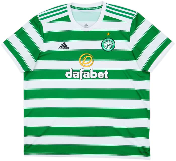 2021-22 Celtic Home Shirt - 7/10 - (XXL)
