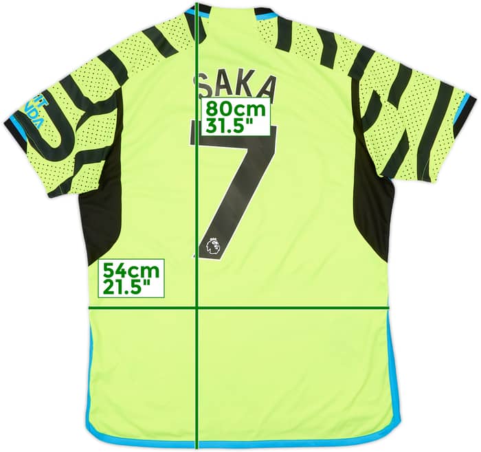 2023-24 Arsenal Away Shirt Saka #7 - 8/10 - (L)