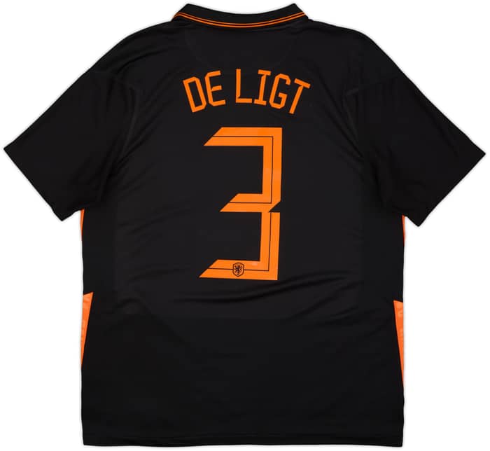 2020-22 Netherlands Away Shirt De Ligt #3 - 10/10 - (L)