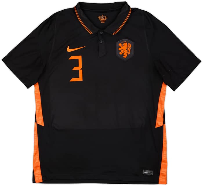 2020-22 Netherlands Away Shirt De Ligt #3 - 10/10 - (L)