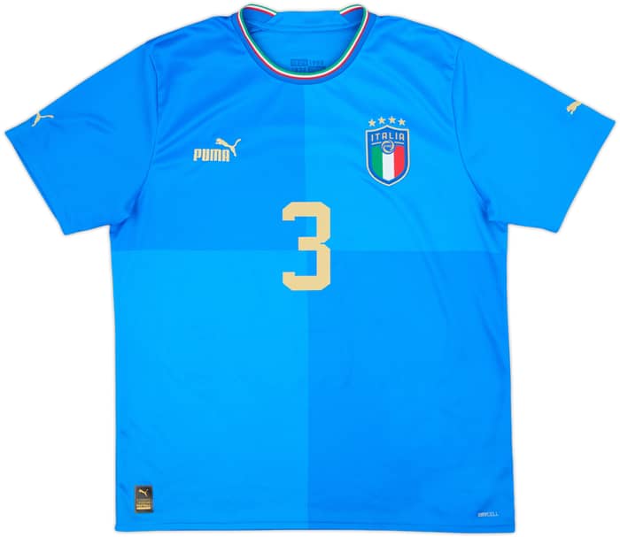 2022-23 Italy Home Shirt Chiellini #3 - 10/10 - (L)
