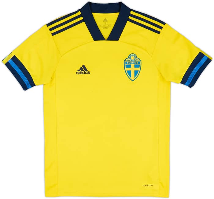 2020-21 Sweden Home Shirt - 7/10 - (S)