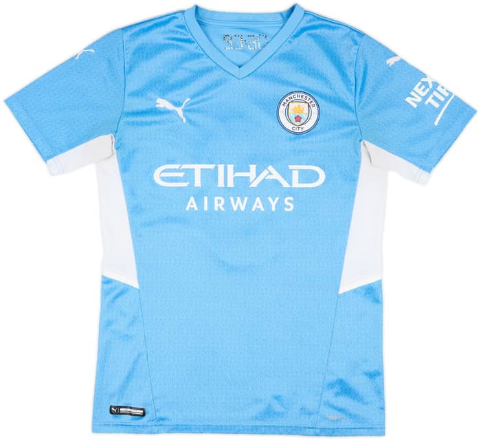 2021-22 Manchester City Home Shirt Gundogan #8 - 7/10 - (S)