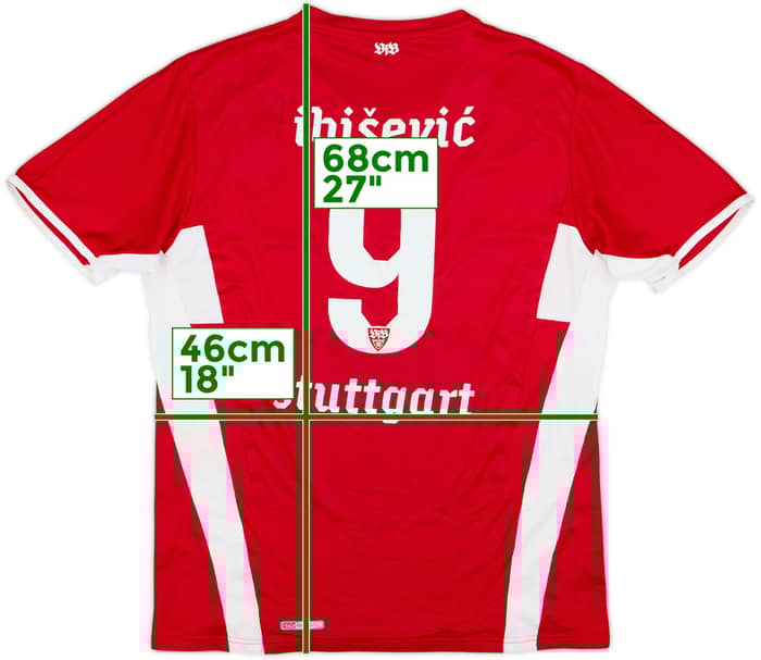 2008-10 Stuttgart Away Shirt Ibisevic #9 - 5/10 - (S)