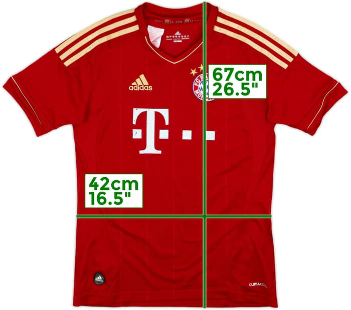 2011-13 Bayern Munich Home Shirt - 4/10 - (L.Boys)