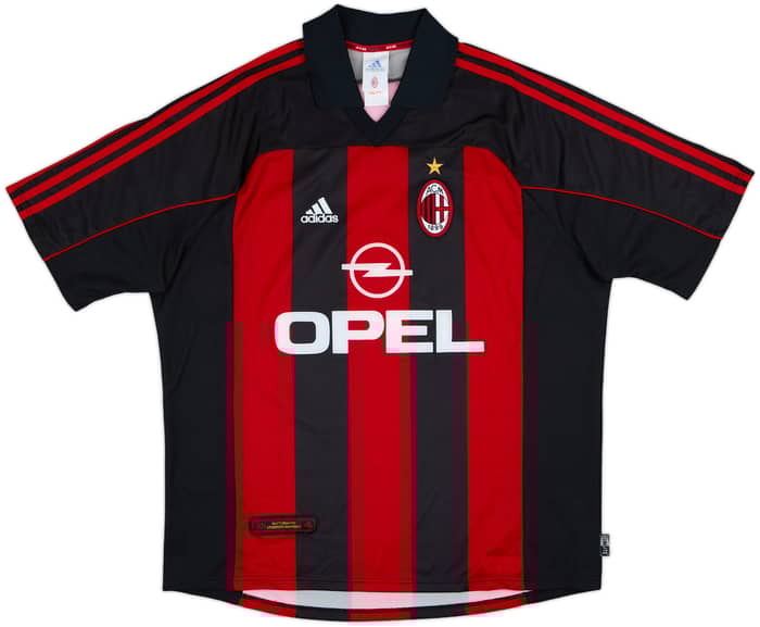 2000-02 AC Milan Home Shirt Rui Costa #10 - 9/10 - (XL)